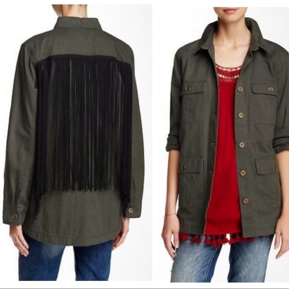 Blue Pepper Olive Green jacket
